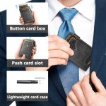 The Suteni denim double-sided card slot button automatically ejects the card box – Bild 6
