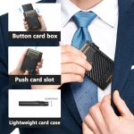 The Suteni carbon fiber pattern double-sided card insertion button automatically ejects the card box – Bild 6
