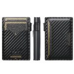 The Suteni carbon fiber pattern double-sided card insertion button automatically ejects the card box – Bild 3