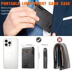 The Suteni denim pattern button automatically pops out the veneered printed card box – Bild 6