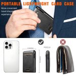 The Suteni oil wax pattern button automatically pops out the veneered printed card box – Bild 5