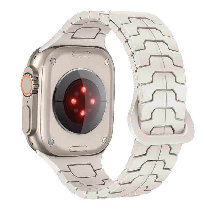 Steel Dragon Scale Magnetic Silicone Watch Band, For Apple Watch 46mm / 49mm / 45mm / 44mm – Bild 6