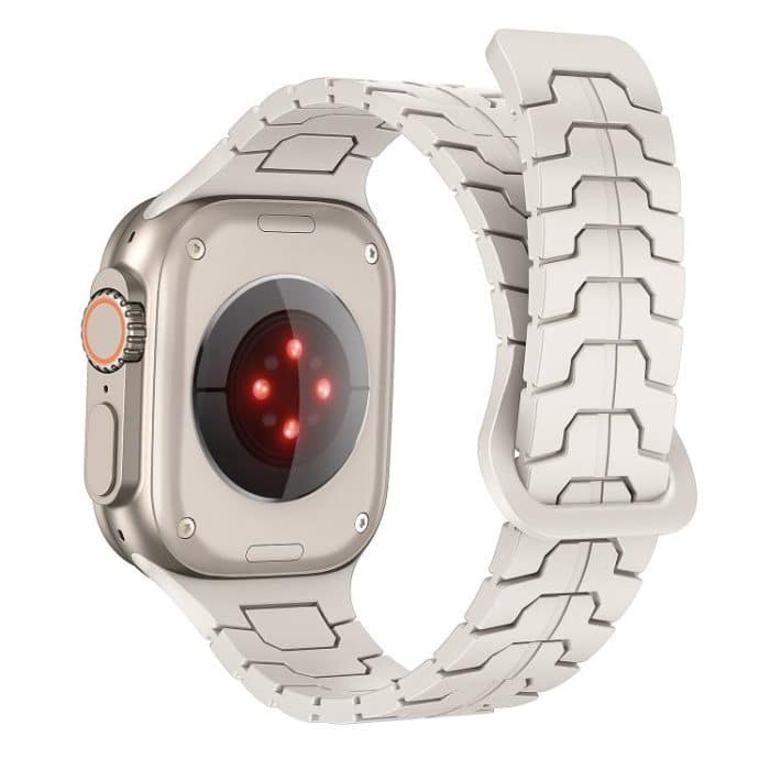 Steel Dragon Scale Magnetic Silicone Watch Band, For Apple Watch 46mm / 49mm / 45mm / 44mm – Bild 8