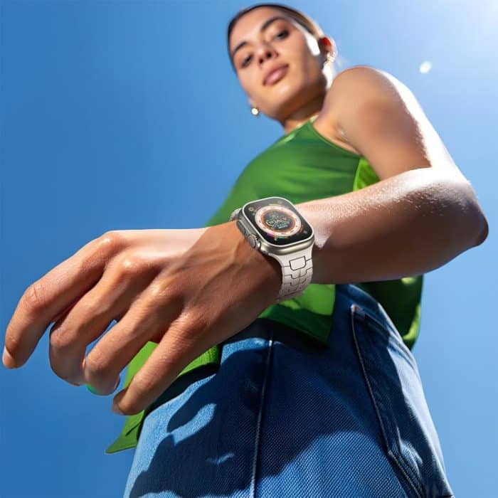 Steel Dragon Scale Magnetic Silicone Watch Band, For Apple Watch 46mm / 49mm / 45mm / 44mm – Bild 11