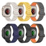 Steel Dragon Scale Magnetic Silicone Watch Band, For Apple Watch 46mm / 49mm / 45mm / 44mm – Bild 3