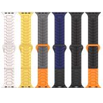Steel Dragon Scale Magnetic Silicone Watch Band, For Apple Watch 46mm / 49mm / 45mm / 44mm – Bild 4