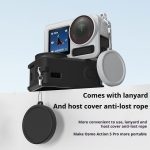 Soft Silicone Shockproof Protective Case Cover with Lens Cap, For DJI Action 5 Pro / 4 / 3 – Bild 5