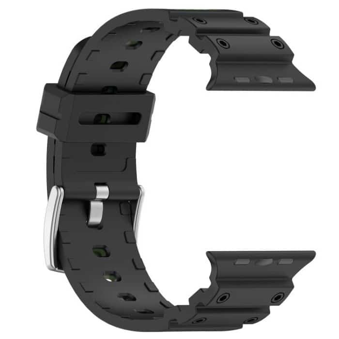 Diamond Texture Two-Color Silicone Watch Band, For Apple Watch 46mm / 49mm / 45mm / 44mm – Bild 7