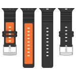 Diamond Texture Two-Color Silicone Watch Band, For Apple Watch 46mm / 49mm / 45mm / 44mm – Bild 4