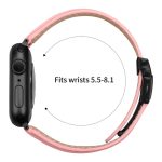 Lychee Texture Black Turtle Back Buckle Leather Watch Band, For Apple Watch 46mm / 49mm / 45mm / 44mm, For Apple Watch 42mm / 41mm / 40mm / 38mm – Bild 6