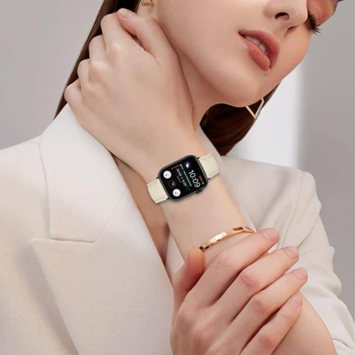 Lychee Texture Black Turtle Back Buckle Leather Watch Band, For Apple Watch 46mm / 49mm / 45mm / 44mm, For Apple Watch 42mm / 41mm / 40mm / 38mm – Bild 2