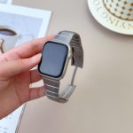 Curved Side Detachable Stainless Steel Watch Band, For Apple Watch 46mm / 49mm / 45mm / 44mm, For Apple Watch 42mm / 41mm / 40mm / 38mm – Bild 11