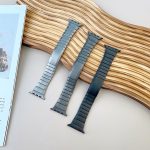 Curved Side Detachable Stainless Steel Watch Band, For Apple Watch 46mm / 49mm / 45mm / 44mm, For Apple Watch 42mm / 41mm / 40mm / 38mm – Bild 5