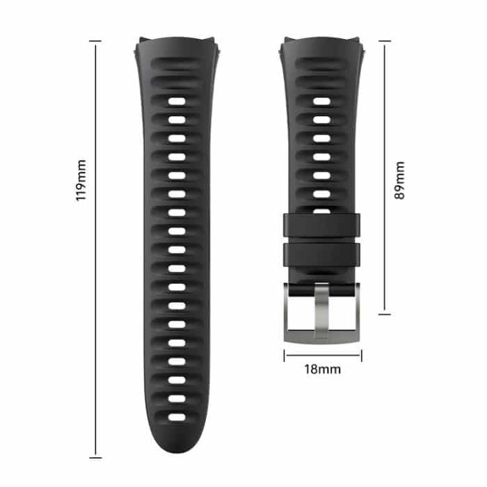 Corrugated Silicone Watch Band, For Huawei Watch 5 42mm – Bild 5