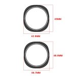 Single Row Diamond Half Coverage Hollow PC Watch Case, For Samsung Galaxy Watch 8 44mm, For Samsung Galaxy Watch 8 40mm – Bild 3