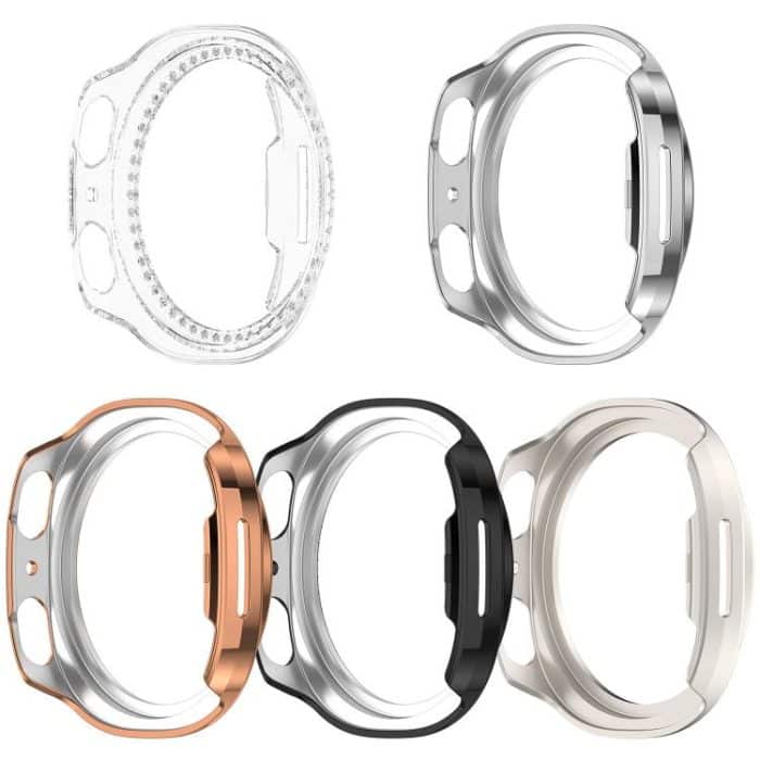 Single Row Diamond Half Coverage Hollow PC Watch Case, For Samsung Galaxy Watch 8 44mm, For Samsung Galaxy Watch 8 40mm – Bild 5