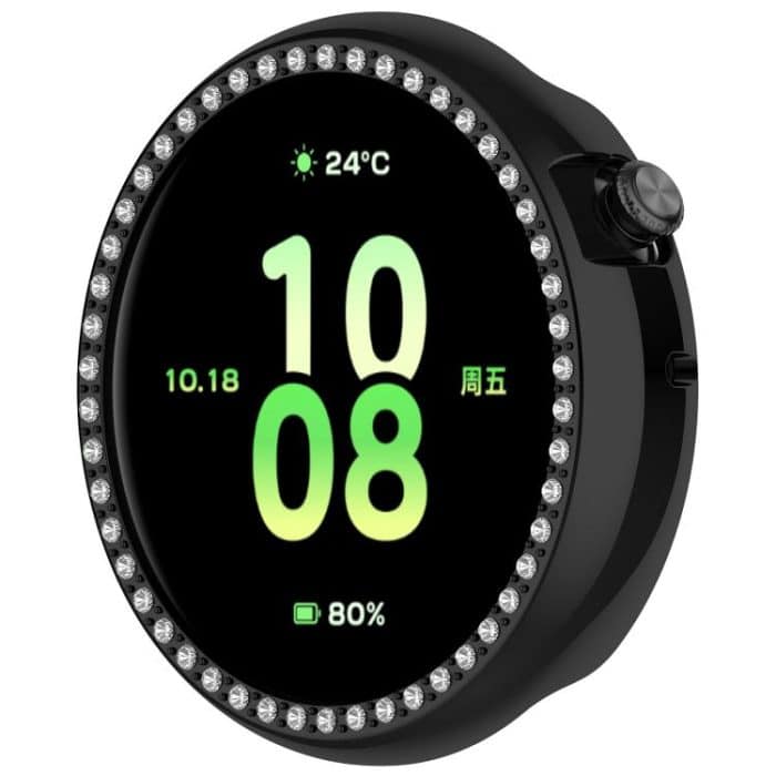 Single Row Diamond Half Coverage Hollow TPU Watch Case, For Honor Watch Fit – Bild 6