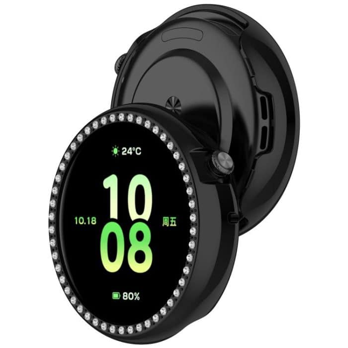 Single Row Diamond Half Coverage Hollow TPU Watch Case, For Honor Watch Fit – Bild 7