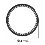 Single Row Diamond Half Coverage Hollow TPU Watch Case, For Honor Watch Fit – Bild 3