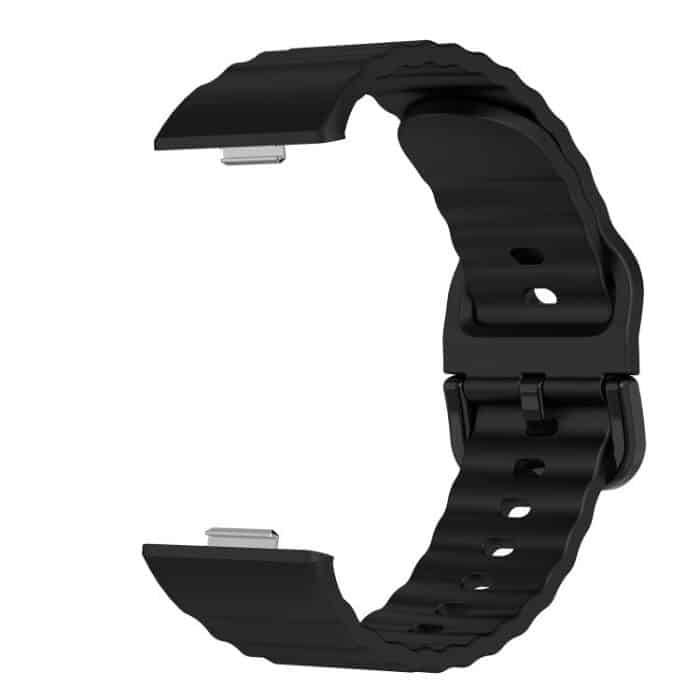 Wave Texture Solid Color Silicone Watch Band, For Huawei Watch Fit 4 Pro / Fit 4 / Fit 3 – Bild 4