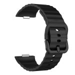 Wave Texture Solid Color Silicone Watch Band, For Huawei Watch Fit 4 Pro / Fit 4 / Fit 3 – Bild 5