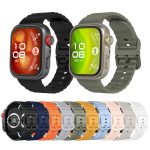 Wave Texture Solid Color Silicone Watch Band, For Huawei Watch Fit 4 Pro / Fit 4 / Fit 3 – Bild 2