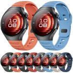 Dot Texture Reverse Buckle Silicone Watch Band, For Huawei Watch 5 42mm, For Huawei Watch 5 46mm – Bild 2