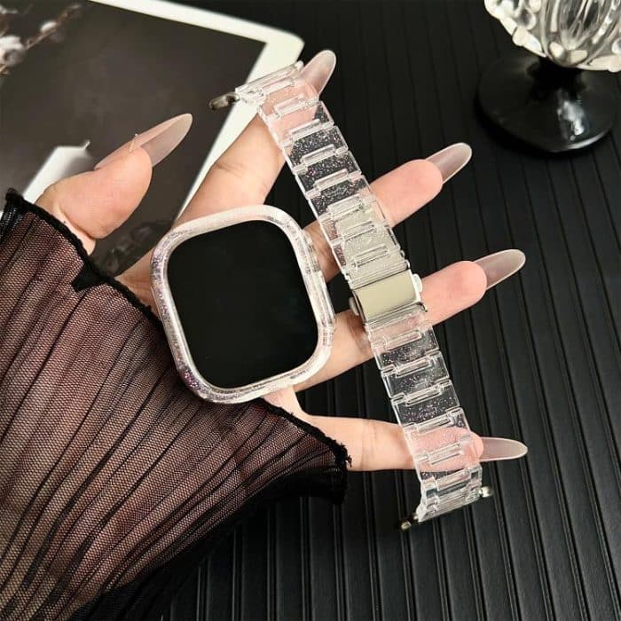 Chameleon PC Case Epoxy Resin Watch Band, For Apple Watch Series 10 46mm, For Apple Watch Series 10 42mm, For Apple Watch 44mm / 45mm, For Apple Watch 40mm / 41mm, For Apple Watch 49mm – Bild 6