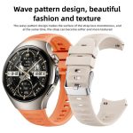 Corrugated Silicone Watch Band, For Huawei Watch 5 46mm – Bild 4