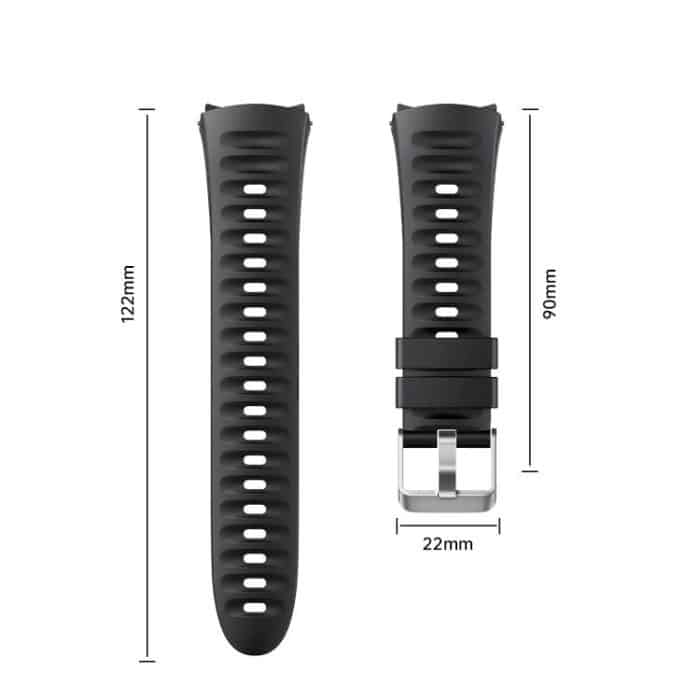 Corrugated Silicone Watch Band, For Huawei Watch 5 46mm – Bild 5