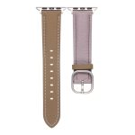Square Buckle Litchi Texture Genuine Leather Watch Band, For Apple Watch 46mm / 49mm / 45mm / 44mm, For Apple Watch 42mm / 41mm / 40mm / 38mm – Bild 6