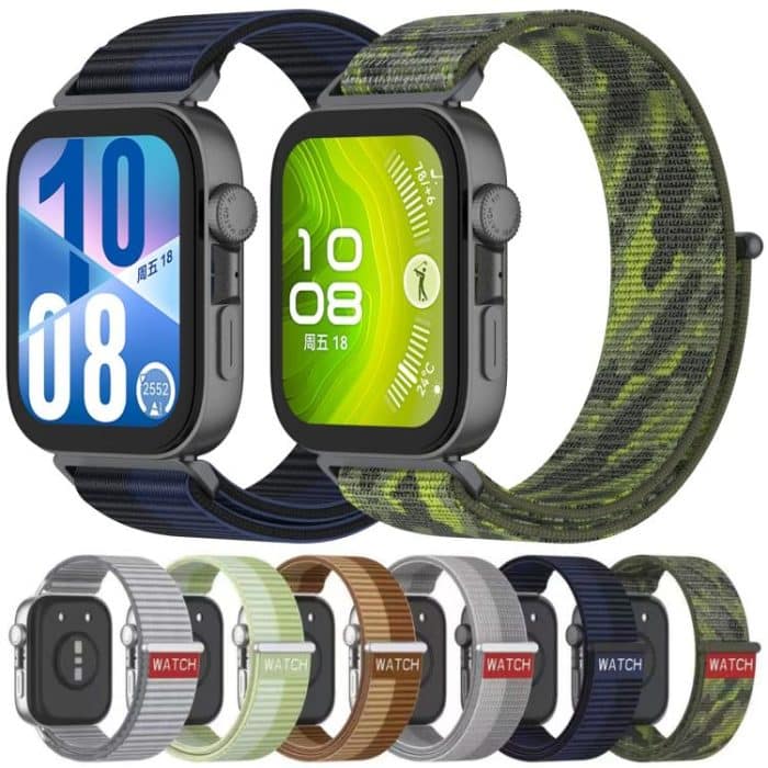 Integrated Loop Nylon Watch Band, For Huawei Watch Fit 4 / Fit 4 Pro / Fit 3 – Bild 2