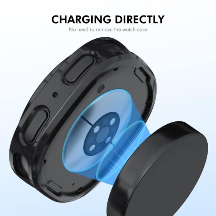 ENKAY Hat-Prince Galvanisiertes weiches TPU-Gehäuse mit vollständiger Abdeckung und Displayschutz, For Samsung Galaxy Watch8 44mm, For Samsung Galaxy Watch8 40mm – Bild 4