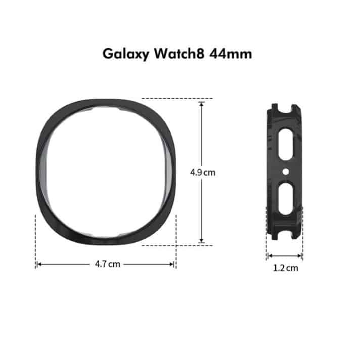ENKAY Hat-Prince Galvanisiertes weiches TPU-Gehäuse mit vollständiger Abdeckung und Displayschutz, For Samsung Galaxy Watch8 44mm, For Samsung Galaxy Watch8 40mm – Bild 7