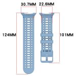 Eight-shaped Buckle Breathable Stitched Silicone Watch Band, For Samsung Galaxy Watch8 / Watch8 Classic – Bild 5