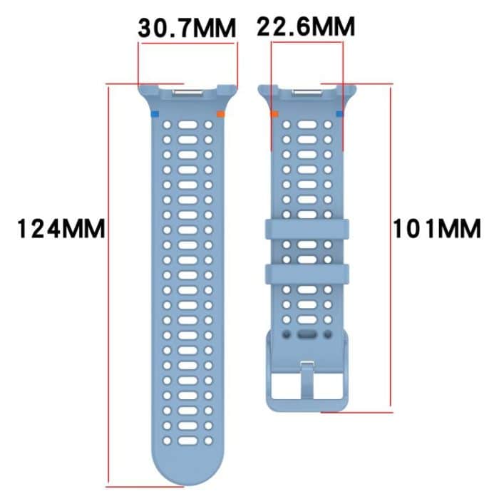 Eight-shaped Buckle Breathable Stitched Silicone Watch Band, For Samsung Galaxy Watch8 / Watch8 Classic – Bild 5