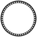 Single Row Diamond Half Coverage Hollow TPU Watch Cover, For Xiaomi Watch S4 41mm – Bild 10