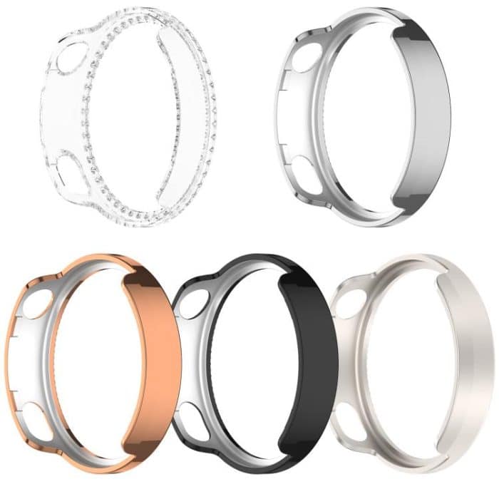 Single Row Diamond Half Coverage Hollow TPU Watch Cover, For Xiaomi Watch S4 41mm – Bild 5