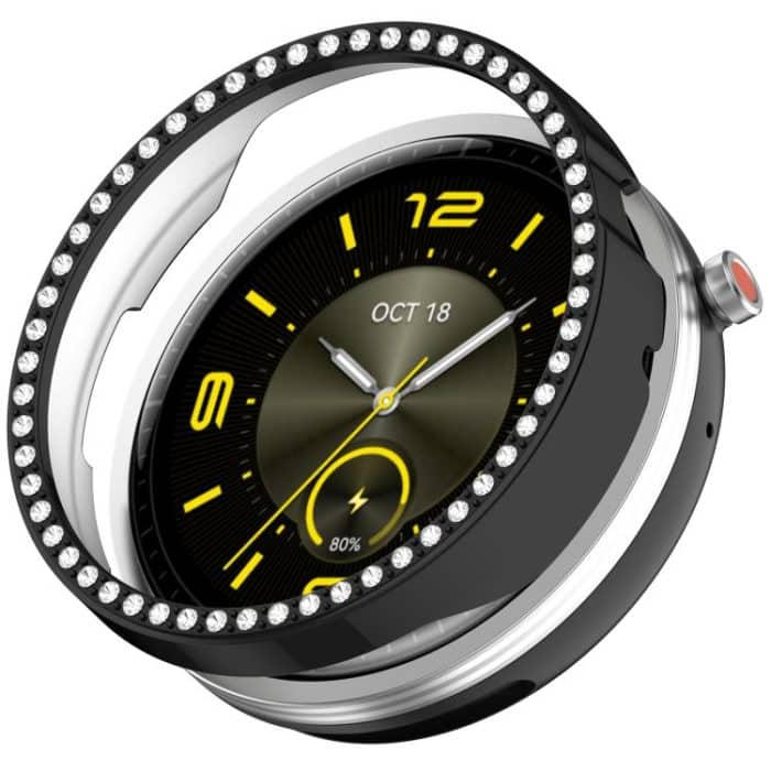 Single Row Diamond Half Coverage Hollow TPU Watch Cover, For Honor Watch Fit Elegant – Bild 1