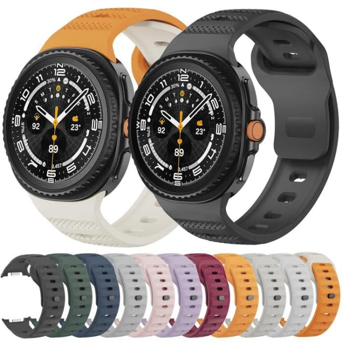 Dots Texture Black Buckle Silicone Watch Band, For Samsung Galaxy Watch8 / Watch8 Classic – Bild 2