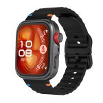 Wave Texture Stitched Color Buckle Silicone Watch Band, For Huawei Watch Fit 4 Pro / Fit 4 / Fit 3 – Bild 3