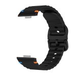 Wave Texture Stitched Color Buckle Silicone Watch Band, For Huawei Watch Fit 4 Pro / Fit 4 / Fit 3 – Bild 5