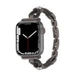 Copper Chain Diamonds Metal Watch Band, For Apple Watch 46mm / 49mm / 45mm / 44mm, For Apple Watch 42mm / 41mm / 40mm / 38mm