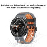 Ocean Style Quick Release Buckle Two Color Silicone Watch Band, For Samsung Galaxy Watch8 / Watch8 Classic – Bild 4