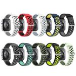 Round Holes Two Color Silicone Watch Band, For Huawei Watch Fit4 Pro / Fit4 / Fit3 – Bild 3