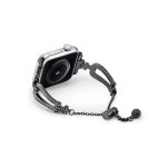 U-Shaped Diamond Bracelet Zinc Alloy Watch Band, For Apple Watch 46mm / 49mm / 45mm / 44mm, For Apple Watch 42mm / 41mm / 40mm / 38mm – Bild 6