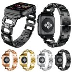 Square Diamond Zinc Alloy Watch Band, For Apple Watch 46mm / 49mm / 45mm / 44mm, For Apple Watch 42mm / 41mm / 40mm / 38mm – Bild 2