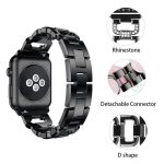 Square Diamond Zinc Alloy Watch Band, For Apple Watch 46mm / 49mm / 45mm / 44mm, For Apple Watch 42mm / 41mm / 40mm / 38mm – Bild 4