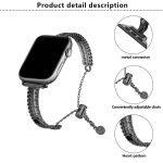 White Stone Love Bracelet Zinc Alloy Watch Band, For Apple Watch 46mm / 49mm / 45mm / 44mm, For Apple Watch 42mm / 41mm / 40mm / 38mm – Bild 4