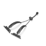 Metal Feather Copper Zinc Alloy Watch Band, For Apple Watch 46mm / 49mm / 45mm / 44mm, For Apple Watch 42mm / 41mm / 40mm / 38mm – Bild 7